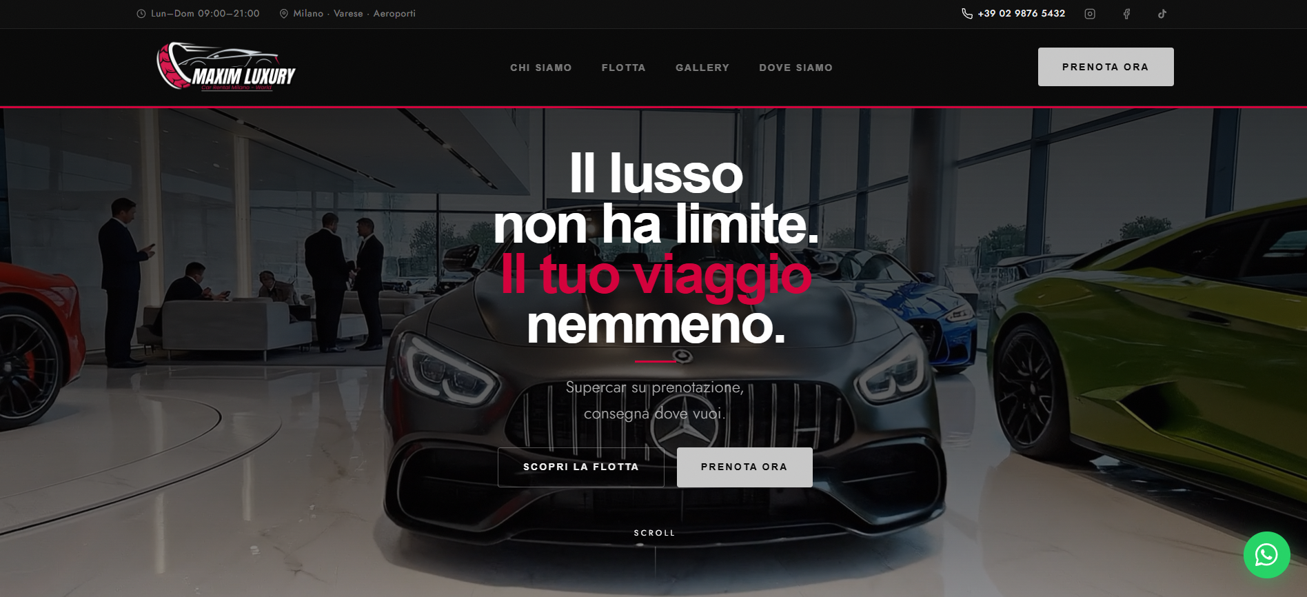 Maxim Luxury Car Rental Milano